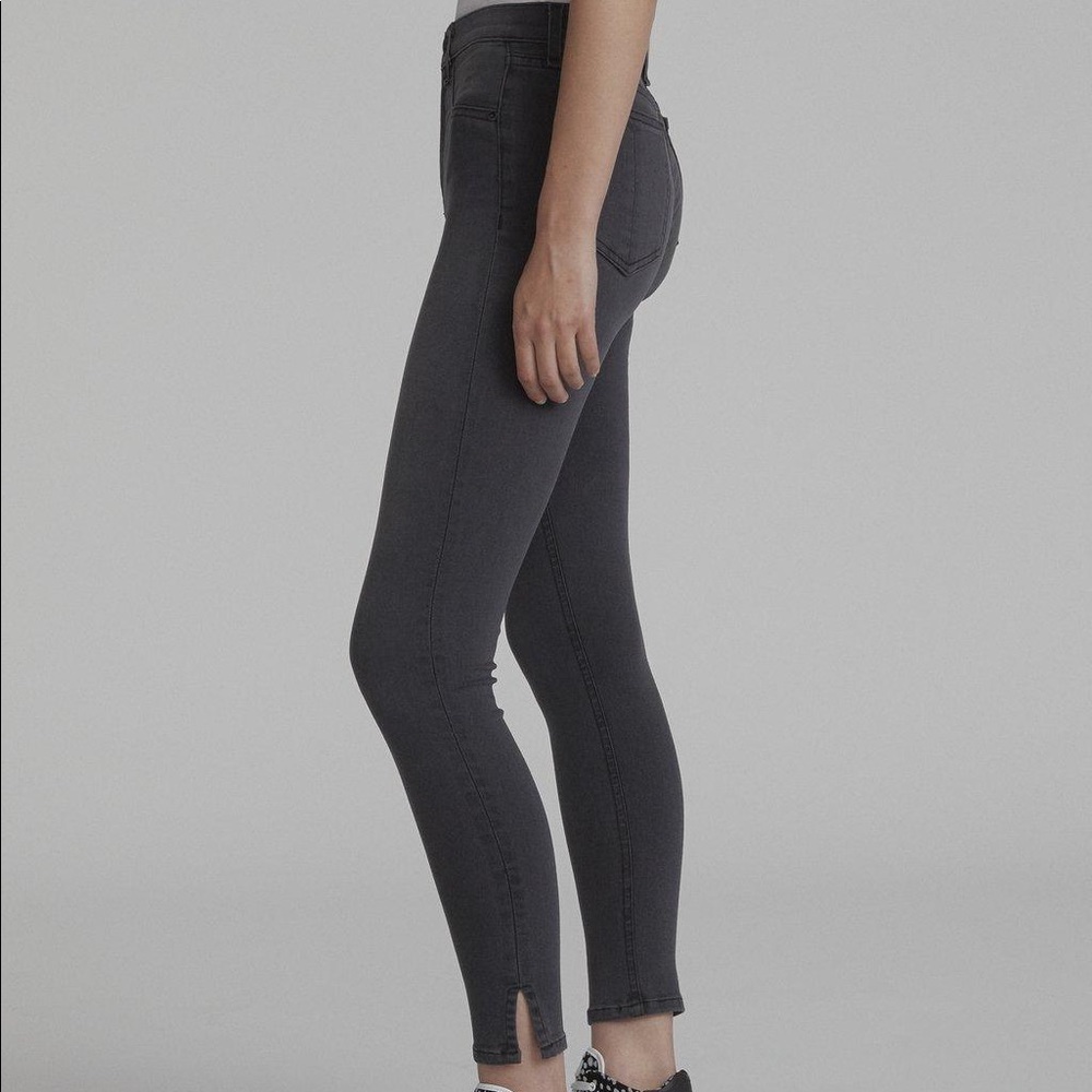 High Rise Ankle Skinny Jeans